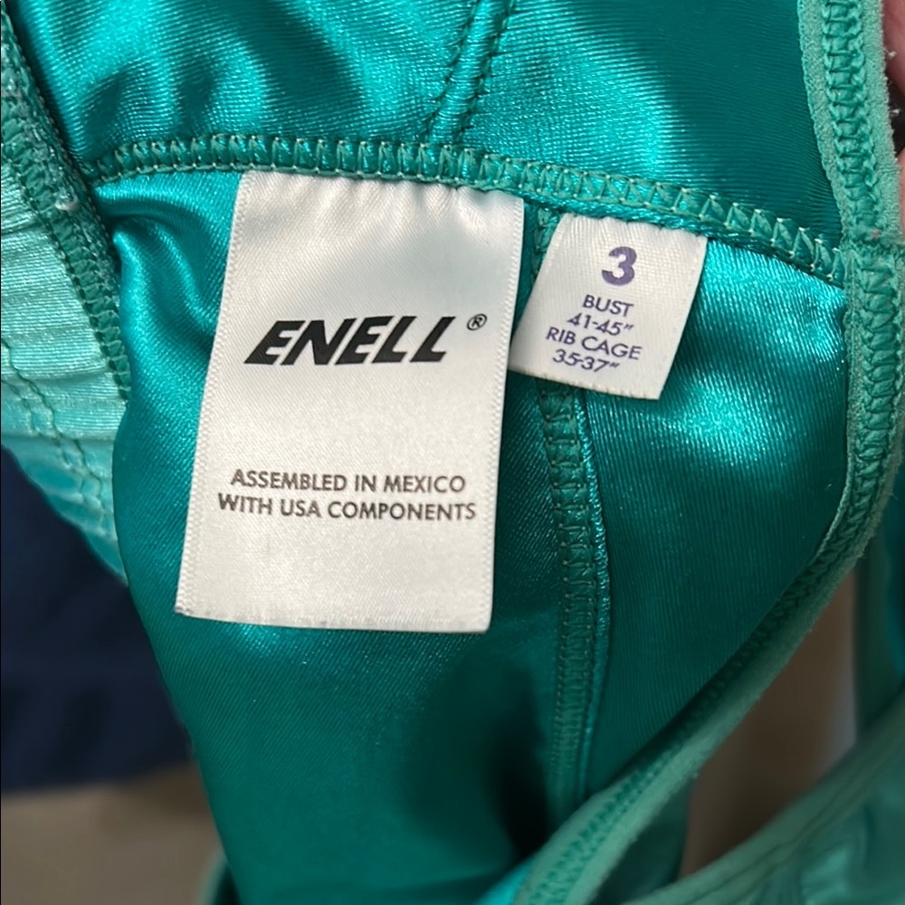 Enell Green Sports Bra Size 3